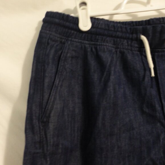 H&M | kids 12-13 years | Dark Blue Lightweight Pull-On Denim / Jean Shorts | NWT - Picture 3 of 16